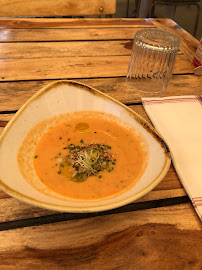 Soupe de tomate du Restaurant français Les Terrasses à Remoulins - n°6