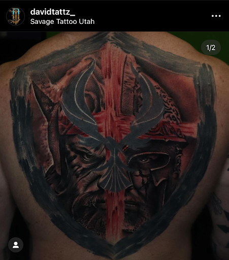 Explore tie dye tattoo ideas, creative tattoo ideas in Ogden, available at Savage Tattoo Shop