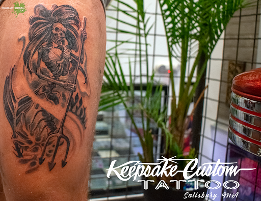 Explore name cover up tattoo ideas female, creative tattoo ideas in Salisbury, available at Keepsake Custom Tattoo & Body Piercing Laser Tattoo Removal