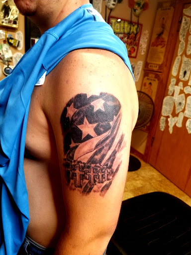 Explore live your dash tattoo ideas, creative tattoo ideas in Conway, available at Primal Urge Tattoos