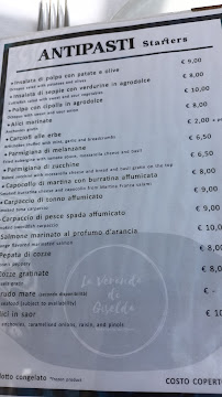 Restaurant La Veranda di Giselda à Polignano a Mare - menu / carte