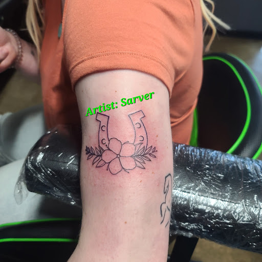 Explore aster flower tattoo ideas, creative tattoo ideas in Ottawa, available at Precision Art