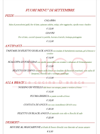 Carte du UNICO cucina, pizza e brace à Valmadonna