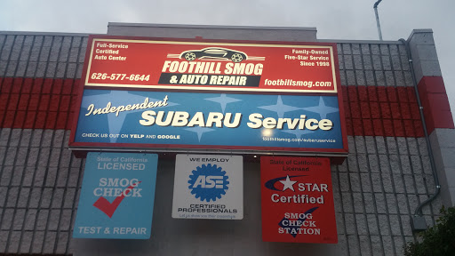 Auto Repair Shop «Foothill Smog & Auto Repair», reviews and photos, 2220 E Foothill Blvd, Pasadena, CA 91107, USA