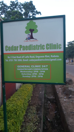 Cedar Paediatric Clinic, 1, Club Road, Uguwan Rimi, Kaduna, Nigeria, Medical Center, state Kaduna