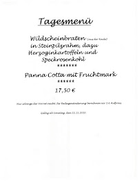 Restaurant Zur Alten Apotheke à Rheinberg - menu / carte