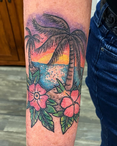 Explore cincinnati tattoo ideas, creative tattoo ideas in Harrah, available at Gypsy Blood Body Art Studio