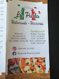 Ristorante Pizzeria La Porta à Tann carte