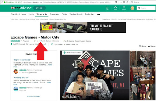 Tourist Attraction «Excape Games Livonia Michigan Escape Room», reviews and photos, 32713 Schoolcraft Rd #103, Livonia, MI 48150, USA