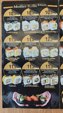 Sushi Meister Rahlstedt Hamburg à Hamburg menu