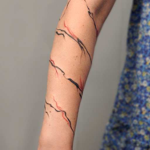 Explore dog portrait tattoo ideas, creative tattoo ideas in Feasterville Trevose, available at Selfish Tattoo