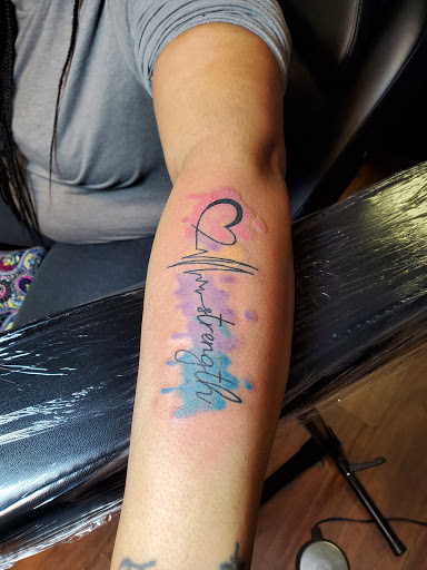 Explore haunted tattoo ideas, creative tattoo ideas in Tupelo, available at Primal Ink Tattoo Studio