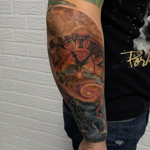 Explore tattoo cover up ideas on neck, creative tattoo ideas in Seattle, available at Obsidian Heart Ink