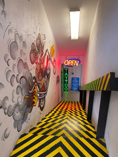 Explore perspective tattoo ideas, creative tattoo ideas in Sturgis, available at The Tattoo Cellar