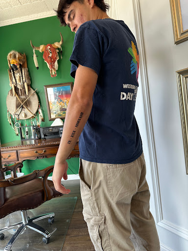 Explore small music tattoo ideas, creative tattoo ideas in Cromwell, available at Warpath Studio