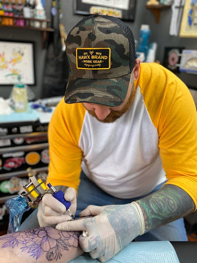 Explore rocket tattoo ideas, creative tattoo ideas in Vincennes, available at Silver Owl Tattoo
