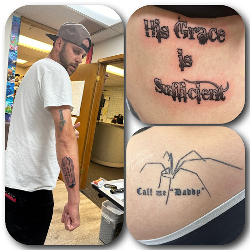 Explore edward scissorhands tattoo ideas, creative tattoo ideas in Oklahoma City, available at Tattoos and Piercings Near Me