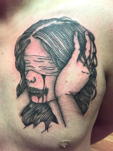 Explore ghost tattoo ideas, creative tattoo ideas in Owensboro, available at BnB Tattoos & Piercings