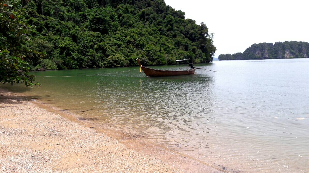Makaren Bay Beach的照片 带有碧绿色纯水表面