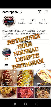 Eat Crepes à Reims menu