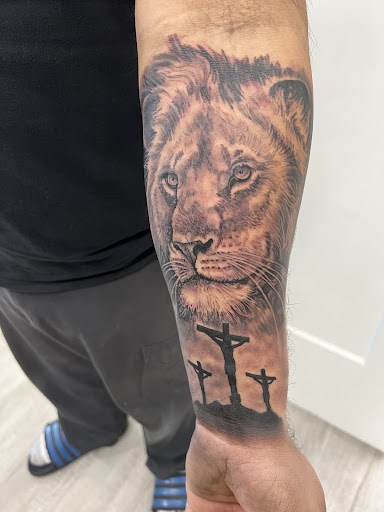 Explore minimal couple tattoo ideas, creative tattoo ideas in Concord, available at The Lost Sheep Tattoo