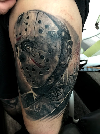 Explore calcifer tattoo ideas, creative tattoo ideas in Corona, available at Crop Circles Tattoo Studio