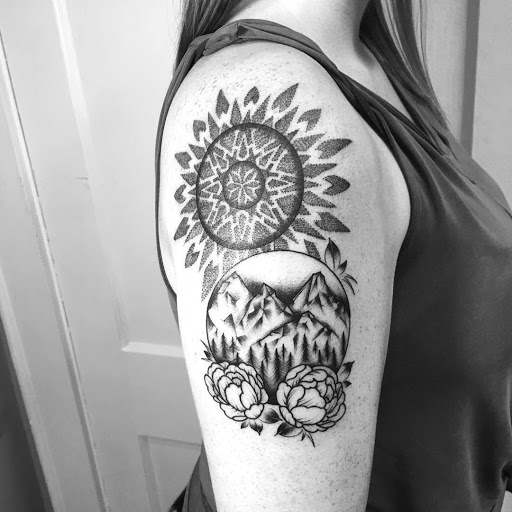 Explore cool cover up tattoo ideas, creative tattoo ideas in Charlotte, available at Canvas Tattoo & Art Gallery