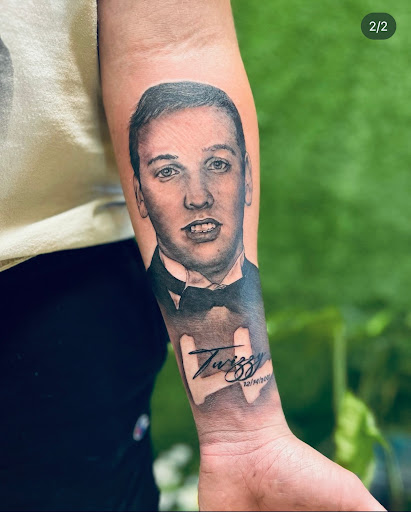 Explore treble clef tattoo ideas, creative tattoo ideas in Warner Robins, available at Pen & Portrait Tattoos