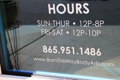 Body Piercing Shop «Born This Way Body Arts», reviews and photos, 7419 Middlebrook Pike #105, Knoxville, TN 37909, USA