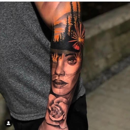 Explore tattoo frame ideas, creative tattoo ideas in Nashville, available at BRANDED TATTOO COMPANY