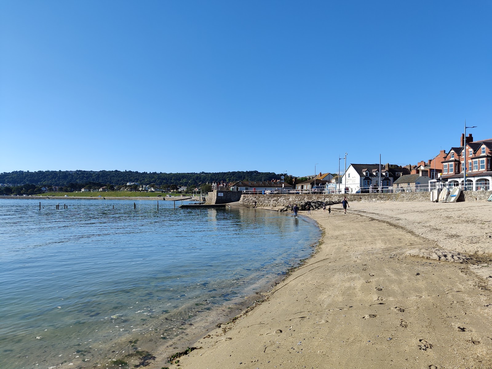 Photo de Rhos-on-Sea beach avec un rivage spacieux