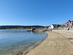 Photo de Rhos-on-Sea beach avec un rivage spacieux