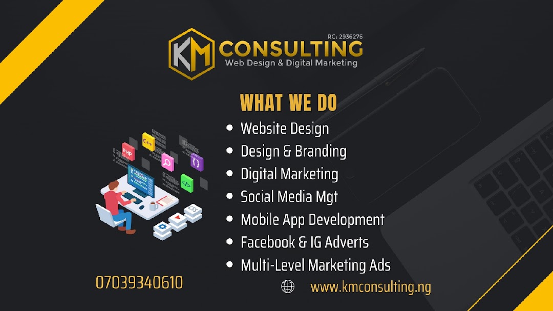 KM Consulting Web Design Agency Nigeria Digital Marketing Agency Nigeria)