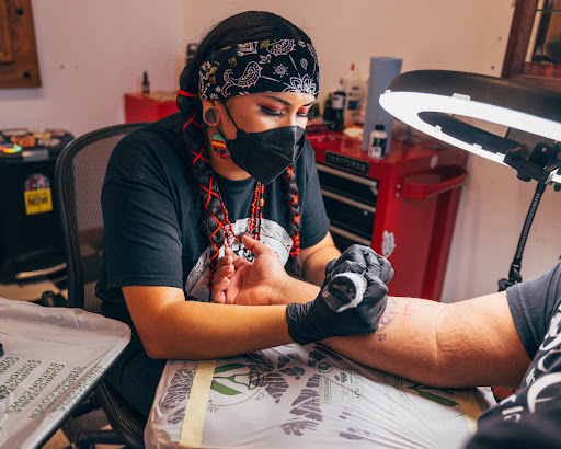 Explore music lover tattoo ideas, creative tattoo ideas in Oakland, available at Amor Eterno Arte