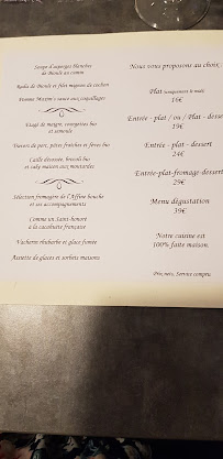 Carte du Restaurant Nous à Montauban
