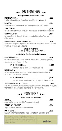 El Chingón - Paderborn à Paderborn menu