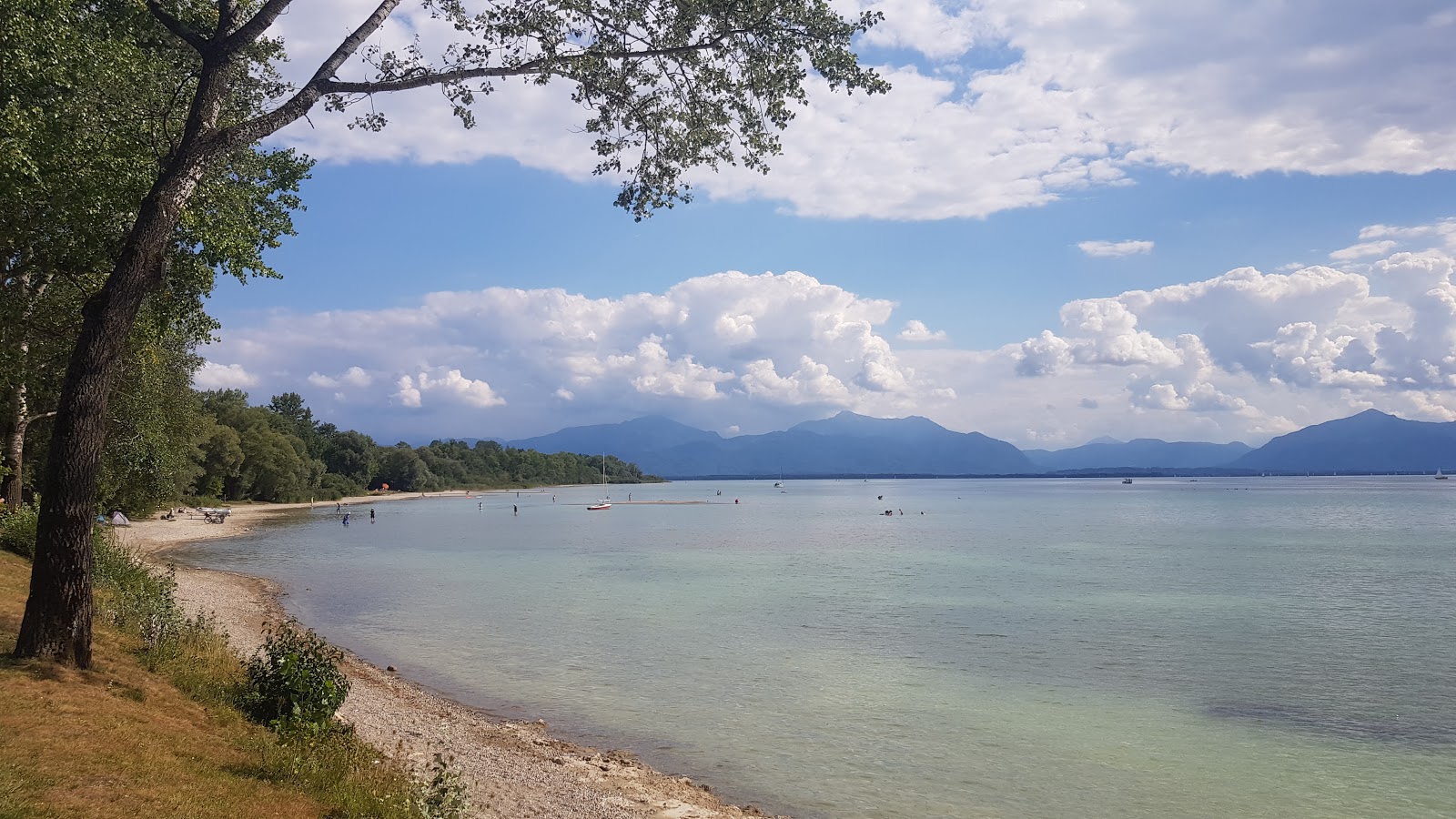 Campingplatz Kupferschmiede strand'in fotoğrafı hafif çakıl yüzey ile