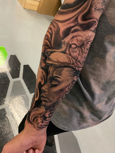 Explore ace of spades tattoo ideas, creative tattoo ideas in Tampa, available at Emphasis Tattoo