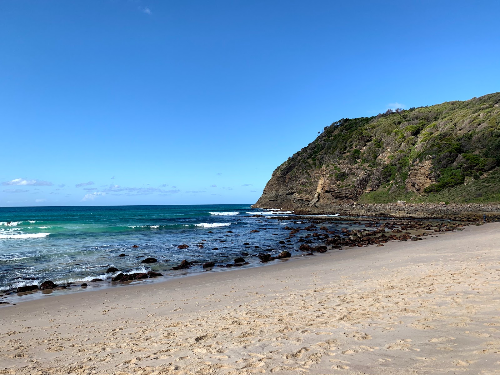 Boomerang Beach的照片 带有碧绿色纯水表面