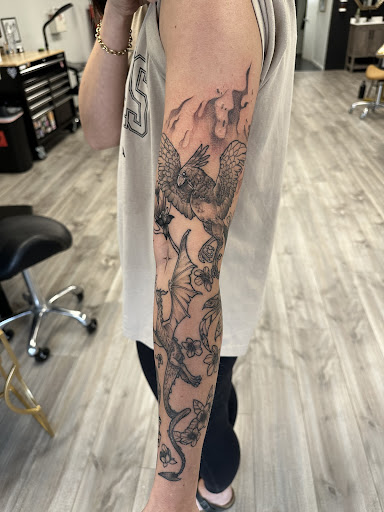 Explore small dragon ball z tattoo ideas, creative tattoo ideas in Fort Wayne, available at The Painted Lady