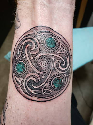 Explore grenade tattoo ideas, creative tattoo ideas in Albuquerque, available at Holy Fool Tattoo Club