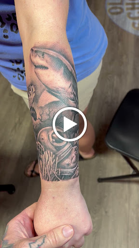 Explore tattoo ideas for a son's name, creative tattoo ideas in Gadsden, available at Old School Ink Electric Tattooing