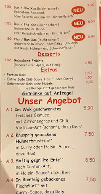 Restaurant Asia Gourmet Restaurant Rottweil à Rottweil (le menu)