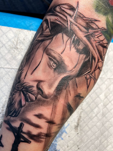 Explore nut and bolt tattoo ideas, creative tattoo ideas in Glastonbury, available at Sarah Victor Studios