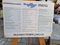 Menu du Trattoria da Pierino L'Inglese à Monopoli