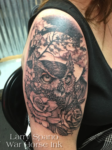 Explore gypsy hippie tattoo ideas, creative tattoo ideas in Kent, available at War Horse Ink