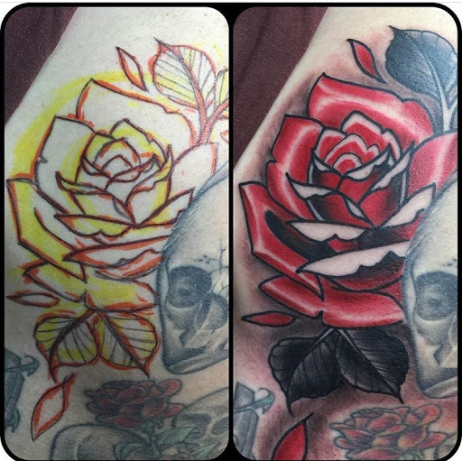 Explore ear tattoos ideas, creative tattoo ideas in Plainfield, available at Boundless Tattoo Company