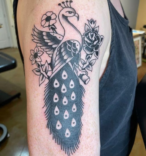 Explore music sleeve tattoo ideas, creative tattoo ideas in Charlottesville, available at Have Heart Tattoo