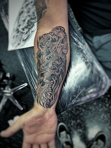 Explore 3 cat tattoo ideas, creative tattoo ideas in Fort Myers, available at Loyal 2 The Coil Tattoos & Piercings (Edison Mall Location Entrance F)