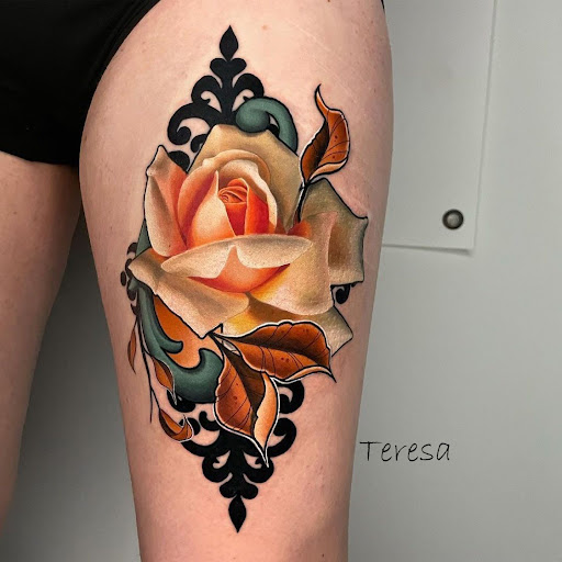 Explore monopoly man tattoo ideas, creative tattoo ideas in Sanford, available at Venom Ink Tattoo